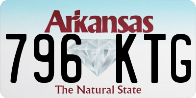 AR license plate 796KTG