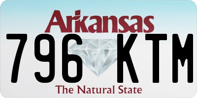 AR license plate 796KTM