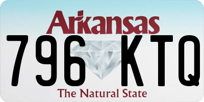 AR license plate 796KTQ