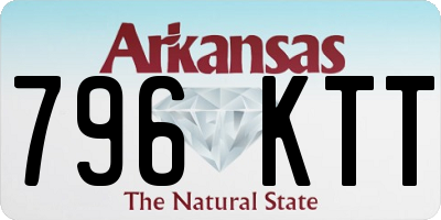 AR license plate 796KTT