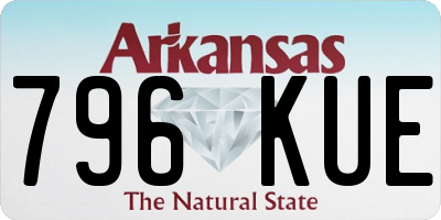 AR license plate 796KUE