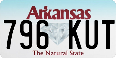 AR license plate 796KUT