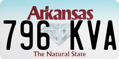 AR license plate 796KVA