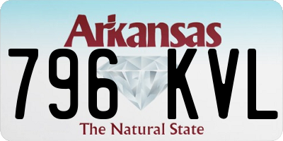 AR license plate 796KVL