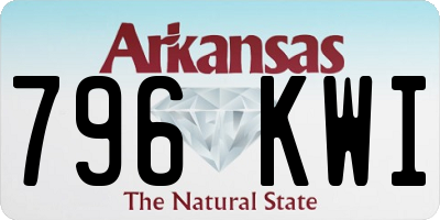 AR license plate 796KWI