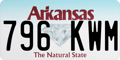 AR license plate 796KWM