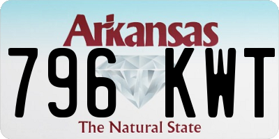 AR license plate 796KWT