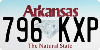 AR license plate 796KXP