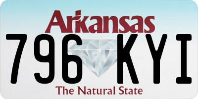 AR license plate 796KYI