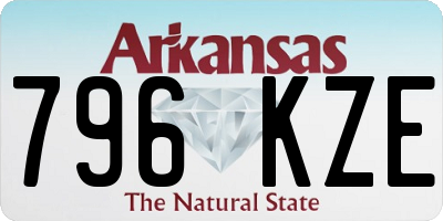 AR license plate 796KZE