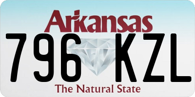 AR license plate 796KZL