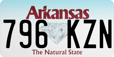 AR license plate 796KZN