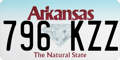 AR license plate 796KZZ