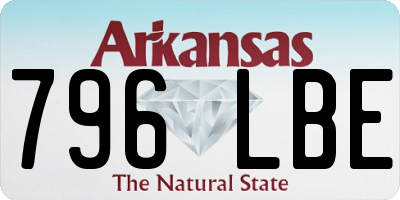 AR license plate 796LBE