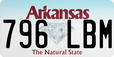 AR license plate 796LBM