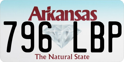 AR license plate 796LBP