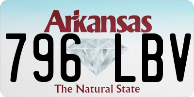 AR license plate 796LBV