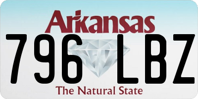 AR license plate 796LBZ