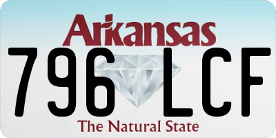 AR license plate 796LCF