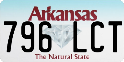 AR license plate 796LCT