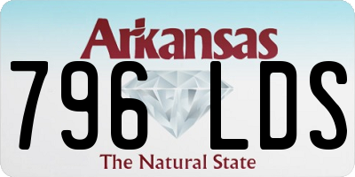 AR license plate 796LDS