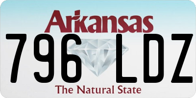 AR license plate 796LDZ