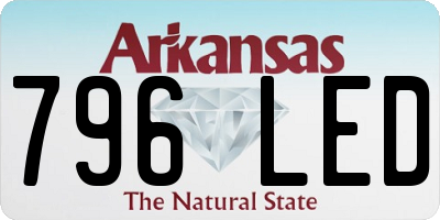 AR license plate 796LED