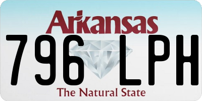 AR license plate 796LPH