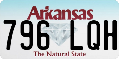 AR license plate 796LQH