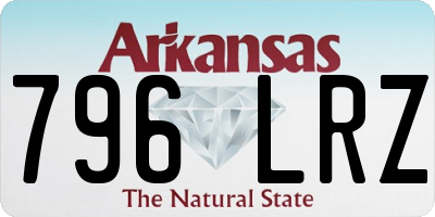 AR license plate 796LRZ
