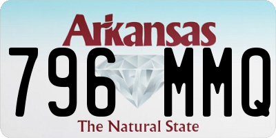 AR license plate 796MMQ