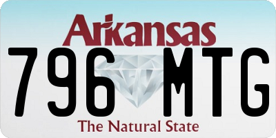 AR license plate 796MTG