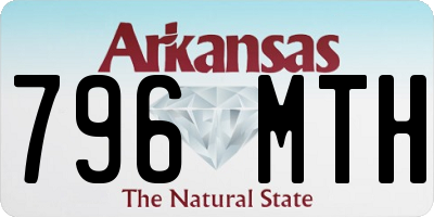 AR license plate 796MTH