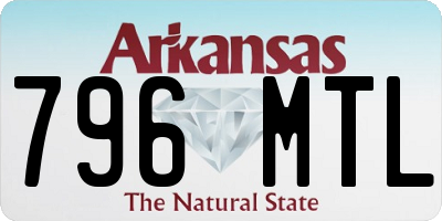 AR license plate 796MTL