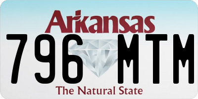 AR license plate 796MTM