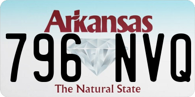 AR license plate 796NVQ