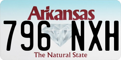AR license plate 796NXH