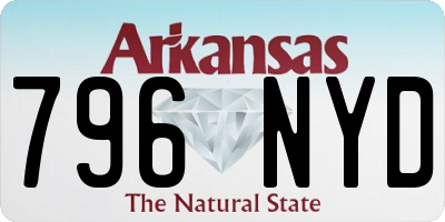 AR license plate 796NYD