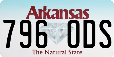 AR license plate 796ODS