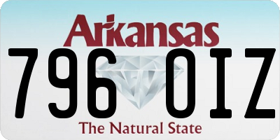 AR license plate 796OIZ