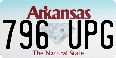 AR license plate 796UPG