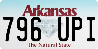 AR license plate 796UPI