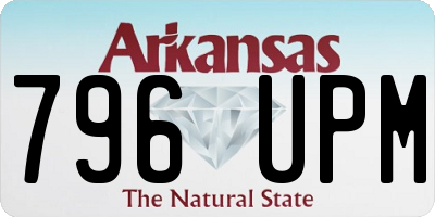 AR license plate 796UPM