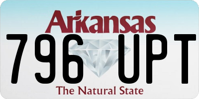 AR license plate 796UPT