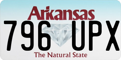 AR license plate 796UPX