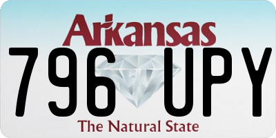AR license plate 796UPY
