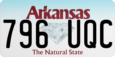 AR license plate 796UQC