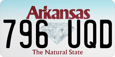 AR license plate 796UQD