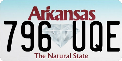 AR license plate 796UQE