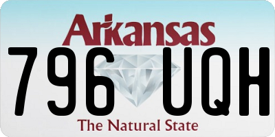 AR license plate 796UQH
